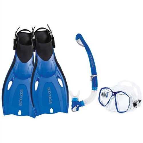 Body Glove Oasis Mask, Snorkel & Fin Set