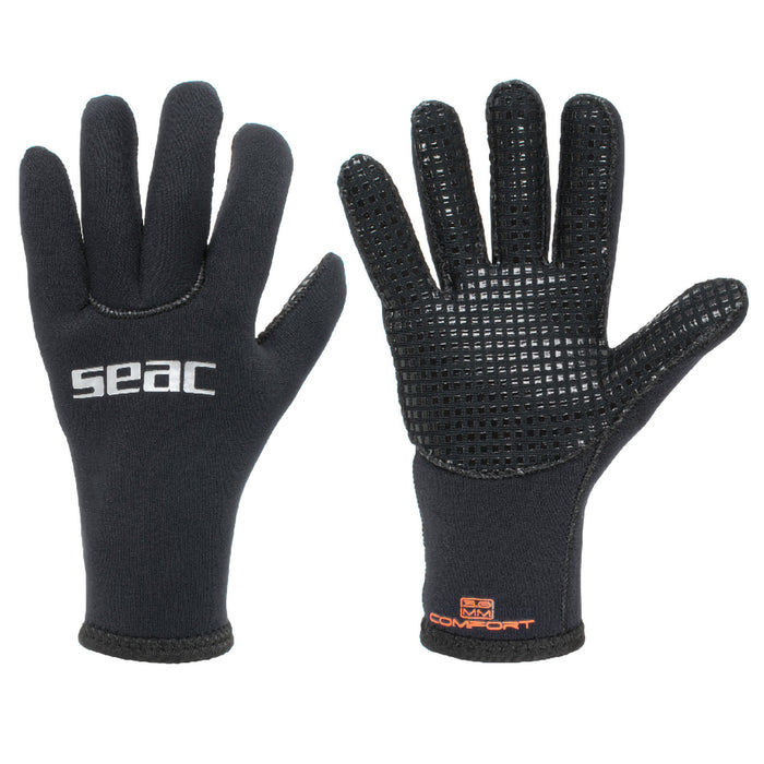 SEAC Comfort 3.0 Diving Gloves Made of 3mm Neoprene Lined Nylon Fabric
