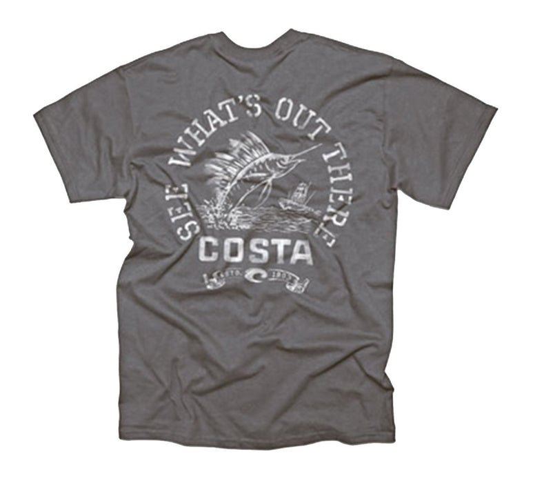 Costa High Tide T-Shirt Charcoal