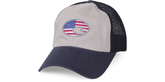 Costa United Trucker Hat, Navy/Gray