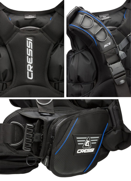 Cressi Ace Cold / Warm Water Scuba Diving Gear Package Assembled GUpG Reg Bag