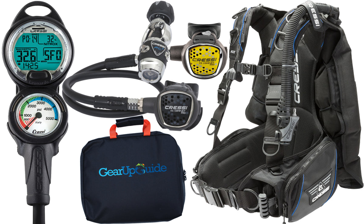 Cressi Ace Cold / Warm Water Scuba Diving Gear Package Assembled GUpG — Lancaster Scuba