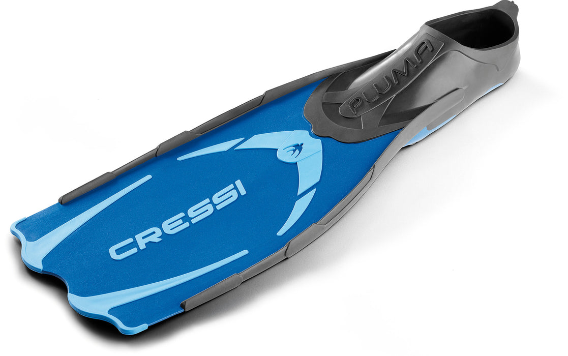 Cressi Pluma Long Blade Full Foot Snorkel Fin