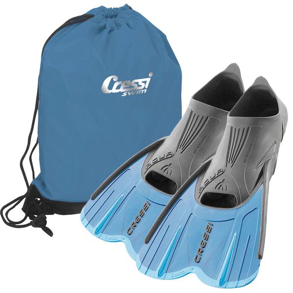 Cressi Light Swim Fins & Pool Bag Set