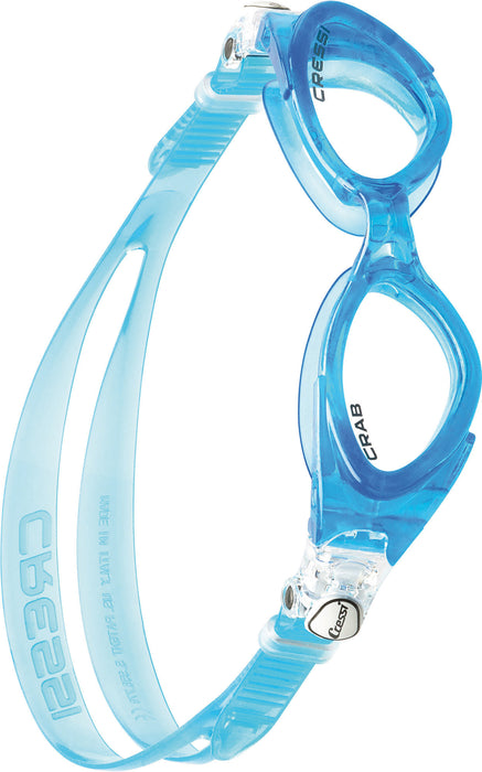 Cressi Crab Kid's Sophisticated Silicone Swim Goggles for Ages 2-7