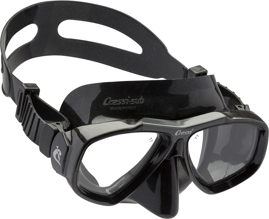 Cressi Focus Scuba Diving Mask with Inclined Glasses Made in Italy