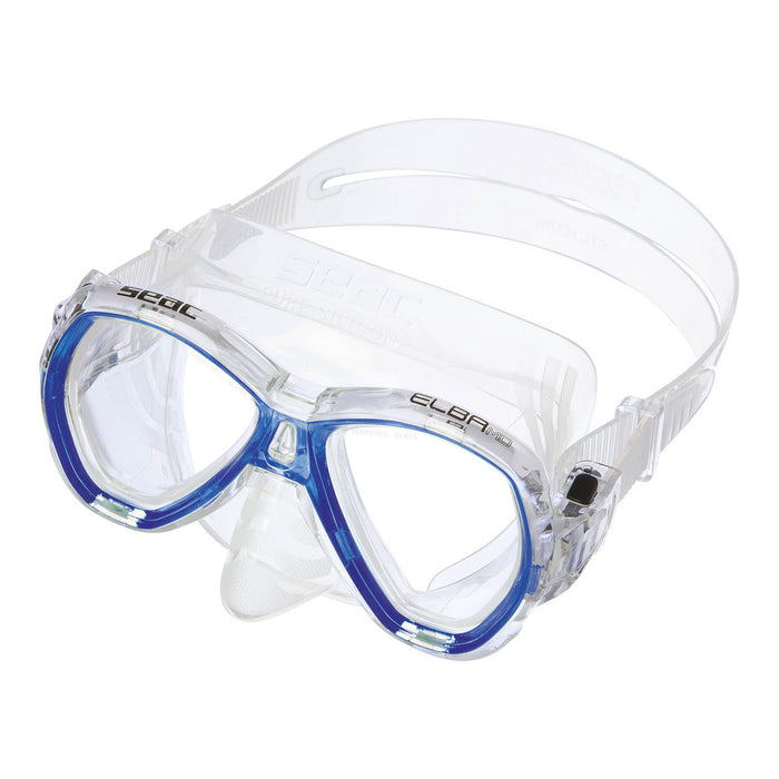 SEAC Elba Snorkeling and Swimming Soft Silicone Dual Lens Mask