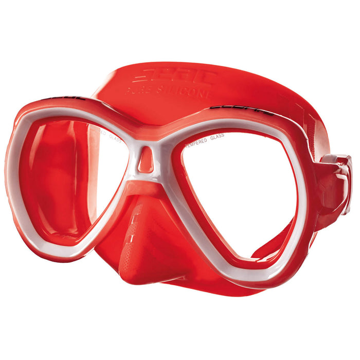SEAC Elba Snorkeling and Swimming Soft Silicone Dual Lens Mask