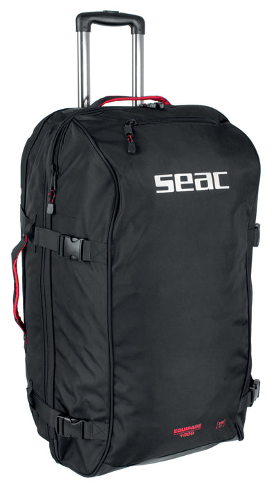 SEAC Equipage 1000 Roller Backpack for Scuba Diving Equipment, 140 Lt 30"x17"x15" Duffel Gear Bag