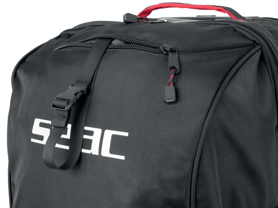 SEAC Equipage 1000 Roller Backpack for Scuba Diving Equipment, 140 Lt 30"x17"x15" Duffel Gear Bag