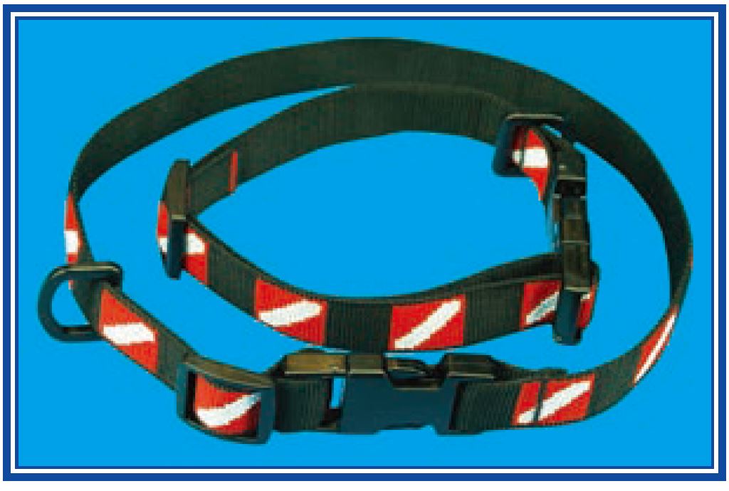 Trident Small Dive Flag Dog Collar 11.5” - 19”