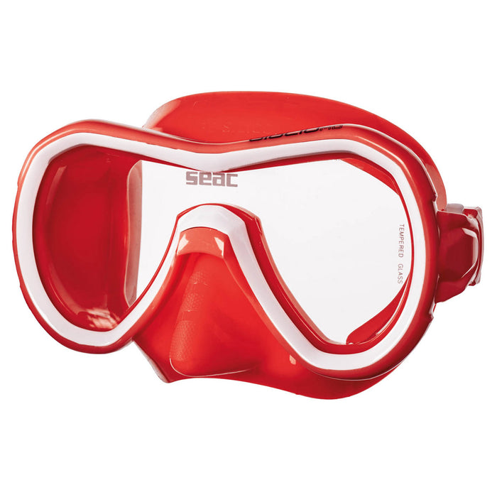 SEAC Giglio Snorkeling and Swimming Soft Silicon Mask, Single Lens