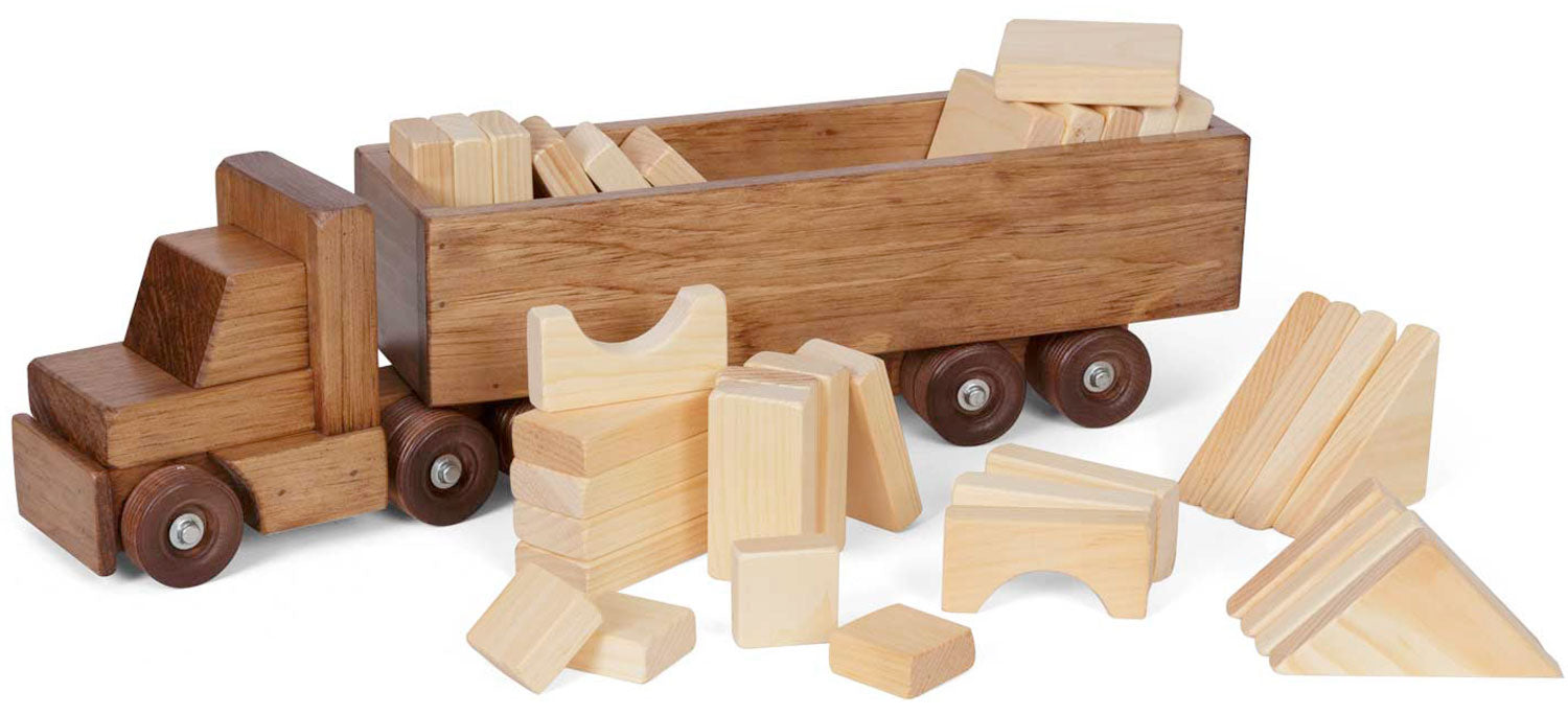 Amish Buggy Toys Wooden Truck Toys CPSIA Kid Safe Finish