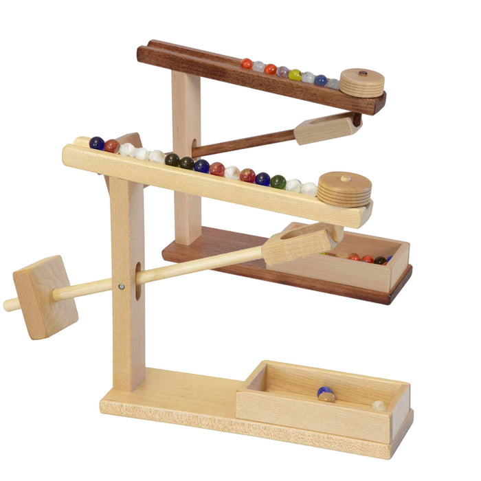 Amish Buggy Toys Wooden Marble Motion Machine Toy