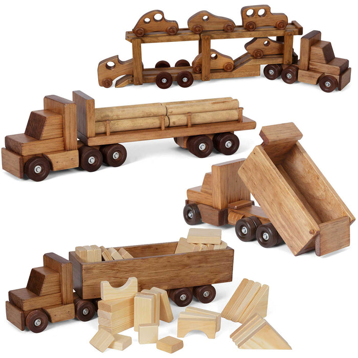 Amish Buggy Toys Wooden Truck Toys CPSIA Kid Safe Finish