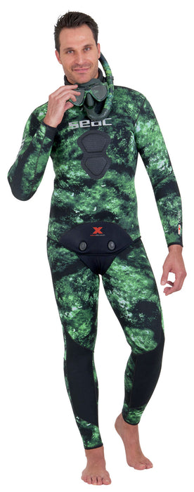 SEAC Tattoo Flex Green Spearfishing Suit Jacket 5mm