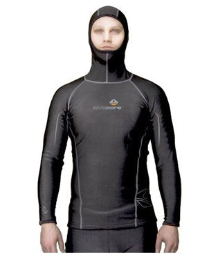 Lavacore Men's Long Sleeve Hooded Polytherm Top