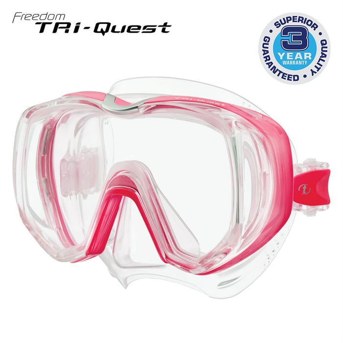 Tusa Freedom Tri-Quest SCUBA Diving Mask