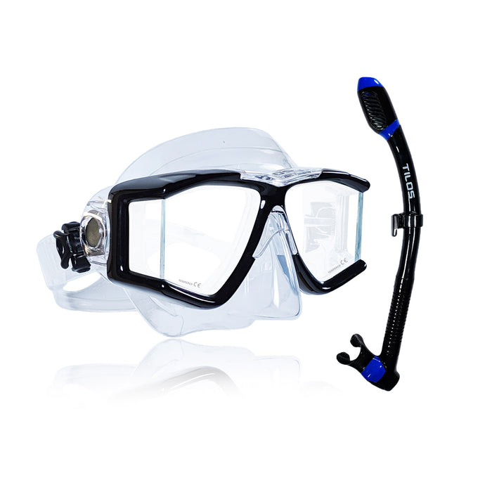 Tilos M400 Panoramic Mask / Sleek Dry Snorkel