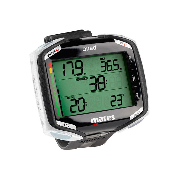 Mares Quad Scuba Diving Computer with Watch Stand