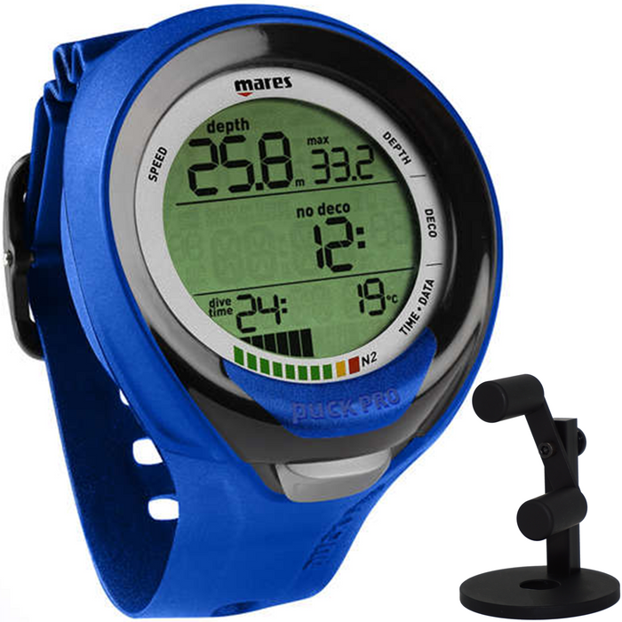 Mares Puck Pro+ Scuba Diving Wrist Computer with Watch Stand