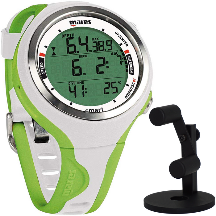 Mares Smart Scuba Diving Wrist Top Computer with Watch Stand