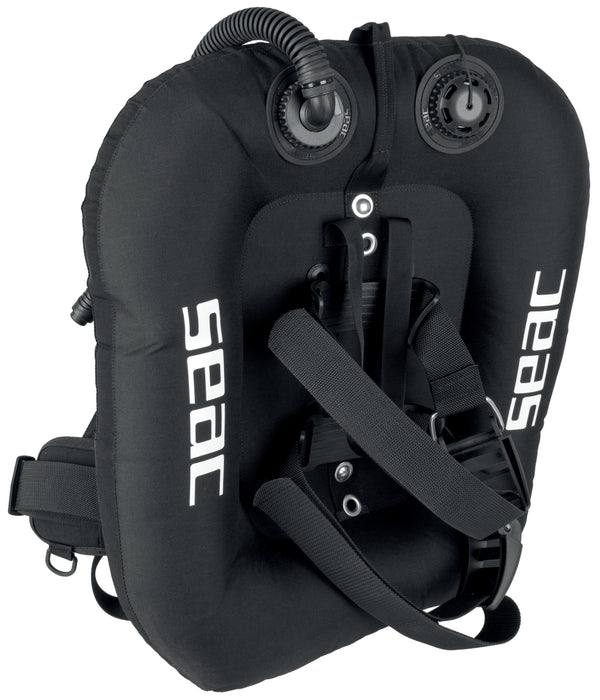 SEAC Modular MAX Travel BCD for Dual Tanks, Interchangeable Scuba Diving Jacket, Lightweight