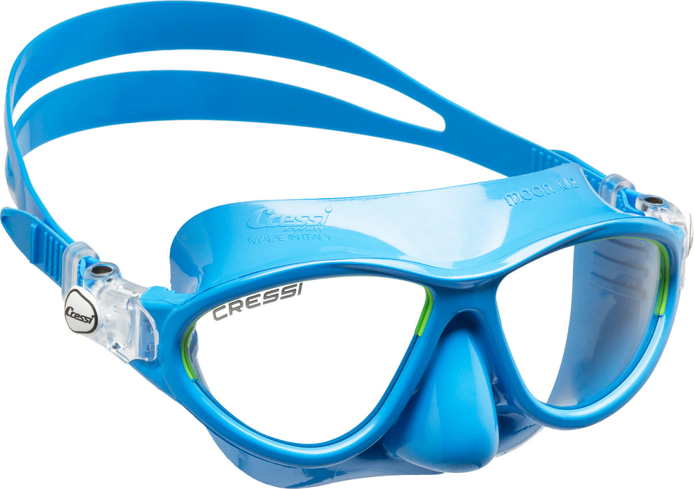 Cressi Moon Kid's SCUBA Mask with Adjustable Strap, for Snorkeling and Diving