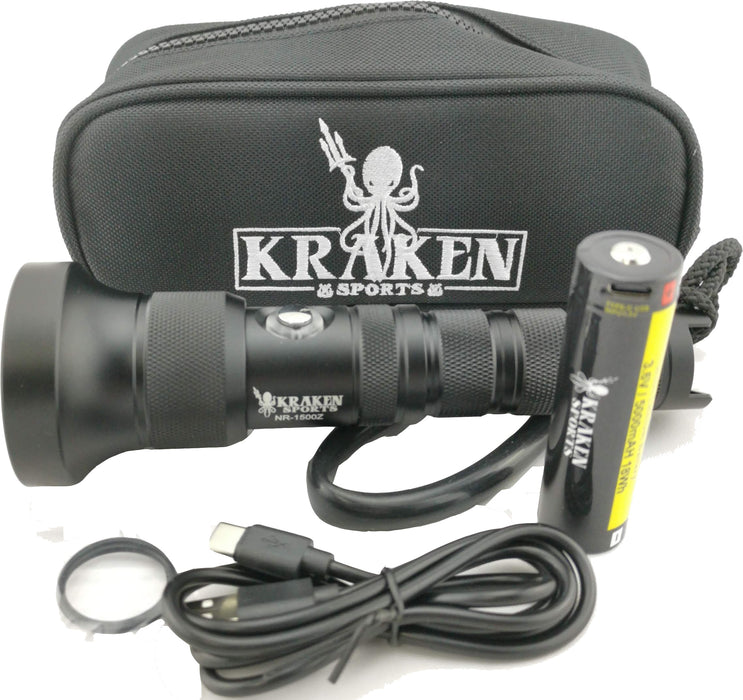 Kraken Sports NR-1500 Zoom Dive Light