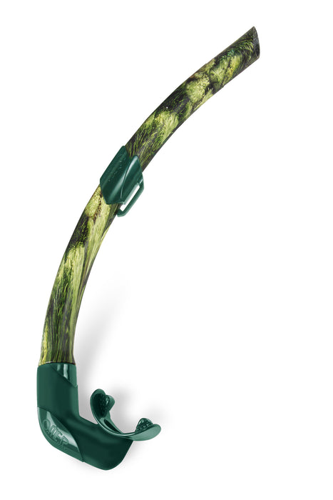 Omer Zoom Snorkel Ergonomically Designed to Follow the Profile of the Spear Fisherman's Face