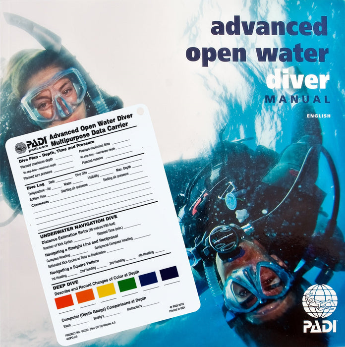 PADI Adventures in Diving AOW Crewpack, Safety Tube, Whistle