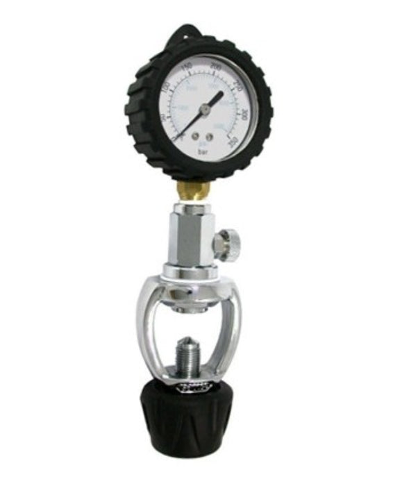 A Plus Marine Supply, Inc. Yoke Tank Checker with Bleeder and Rubber Gauge Boot