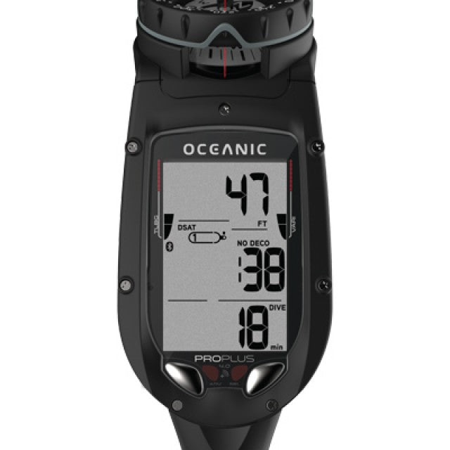 Oceanic Pro Plus 4 Dive Computer w/ Quick Disconnect, Compass, SH