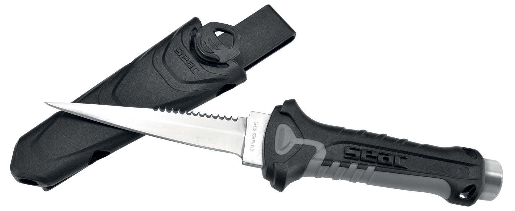 SEAC Rapid Daga Safety Stainless Steel Knife for Diving and Underwater Fishing 4.13 inches