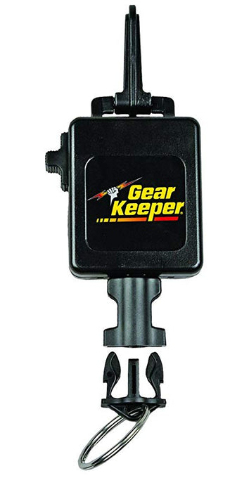 Gear Keeper RT3-0013 Locking Scuba Console 24oz Force Retractor Snap Clip Mount 32" Extension with QCII Split Ring
