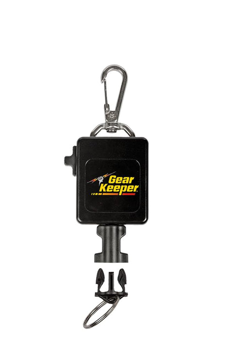 Gear Keeper RT3-0092 Scuba Locking Large Flashlight Retractor, Stainless Steel Snap Clip