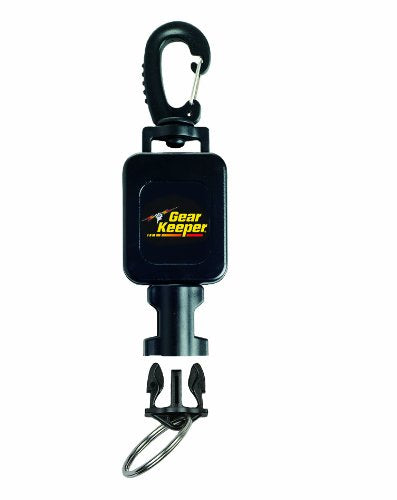 Gear Keeper RT4-5912 Small Flashlight Retractor Large Heavy Duty Snap Clip Mount with QCII Split Ring