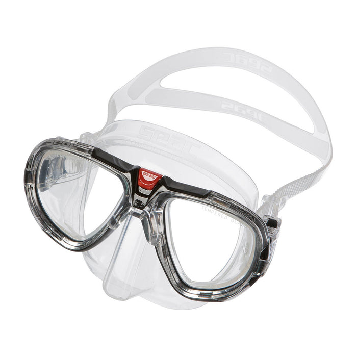 SEAC Fox Dual Lens Spearfishing Freediving Snorkeling Scuba Diving Mask