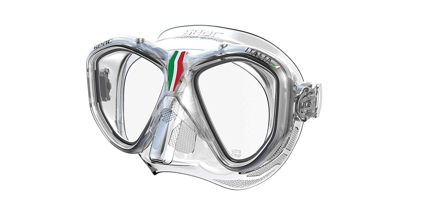 SEAC Italia Dual lens Scuba Diving Snorkeling Mask
