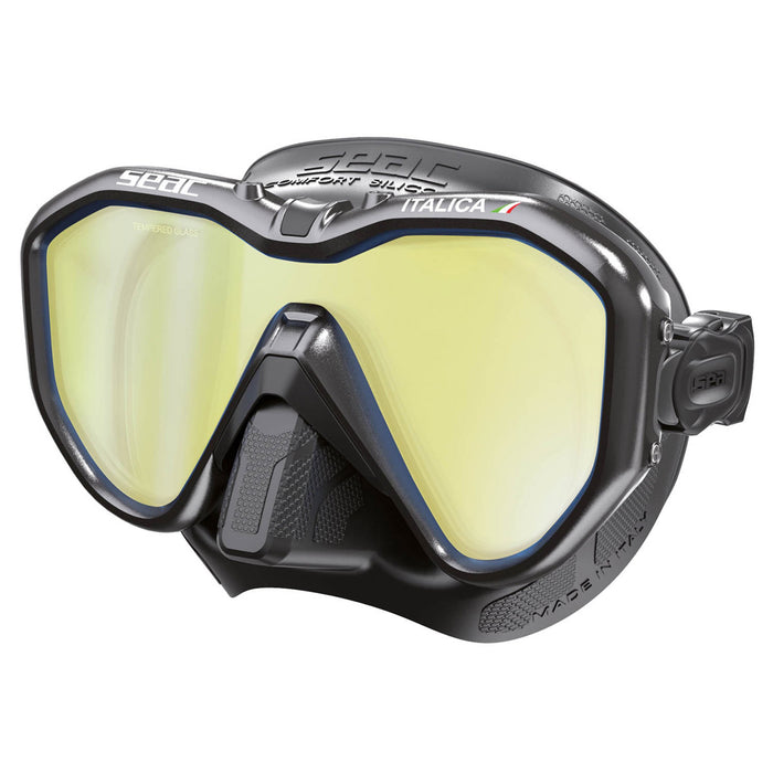 SEAC Italica Mono Lens Scuba Diving Snorkeling Mask