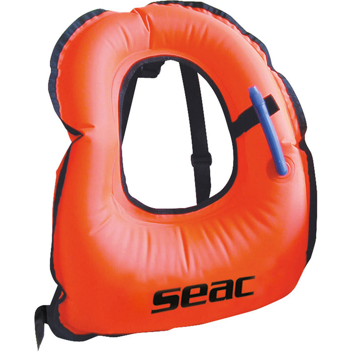 SEAC Snorkeling Vest w/ Oral Inflation Valve & Manual Air Dump