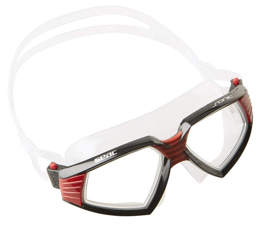sonic goggles SEAC Sonic Swim Goggles Clear/Black/Red