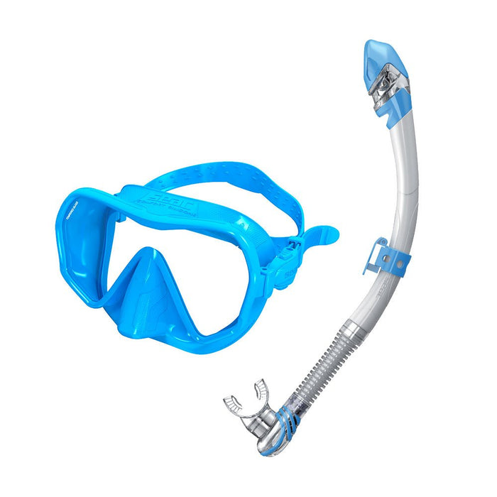 SEAC Touch Frameless Scuba Diving Mask & Vortex Dry Snorkel Set