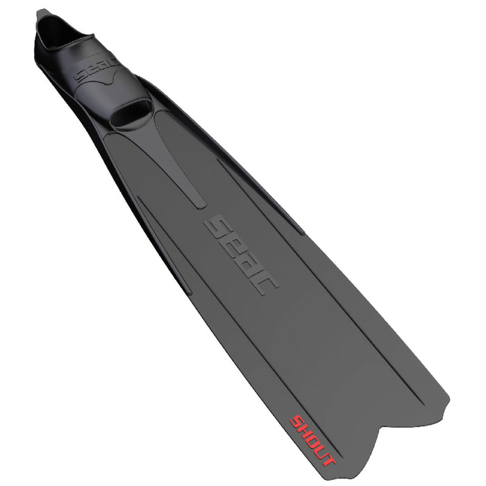 SEAC Shout Adult Long Fins for Scuba Diving, Freediving and Spearfishing