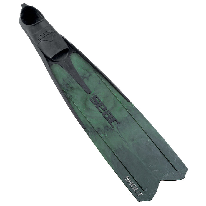 Seac Shout Adult Long Fins for Scuba Diving, Freediving and Spearfishing