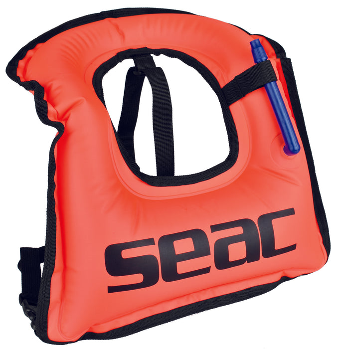 Seac Snorkeling Vest w/ Oral Inflation Valve & Manual Air Dump