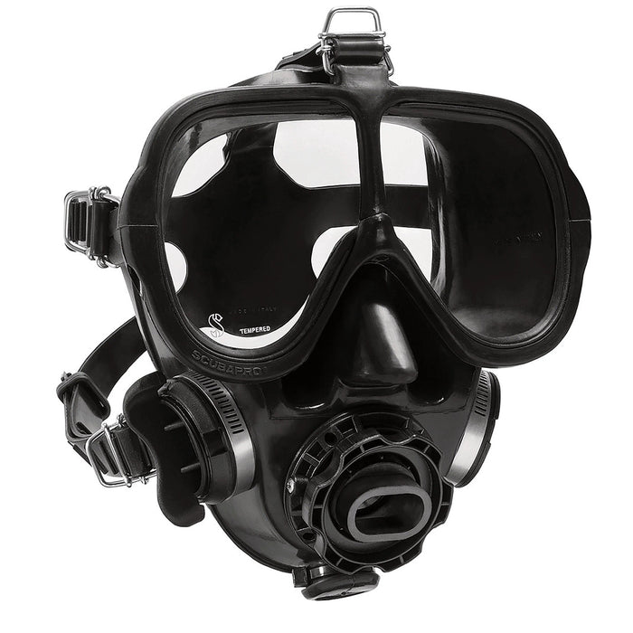 Scubapro Full Face Dive Mask, Black with QD and Bag