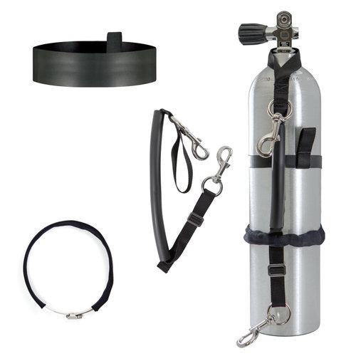 Sea Pearls Stage Bottle Strap Kit for 5.125 to 6.0” diameter cylinders