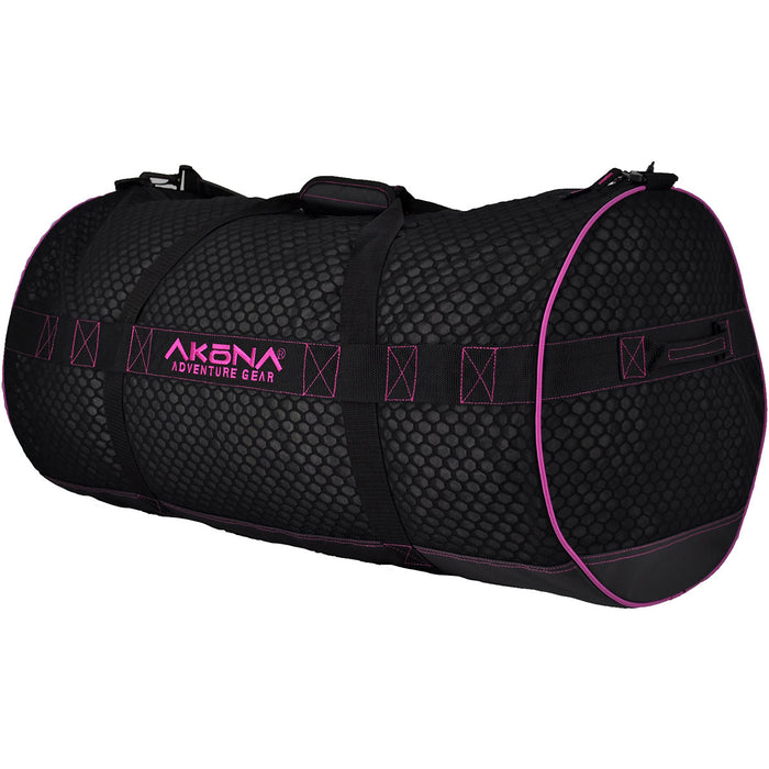 Akona Stealth Mesh Duffel Bag Made from Nylon Webbing Straps for Durability