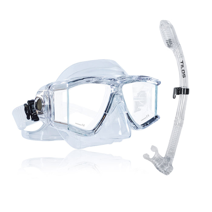 Tilos M400 Panoramic Mask / Sleek Dry Snorkel